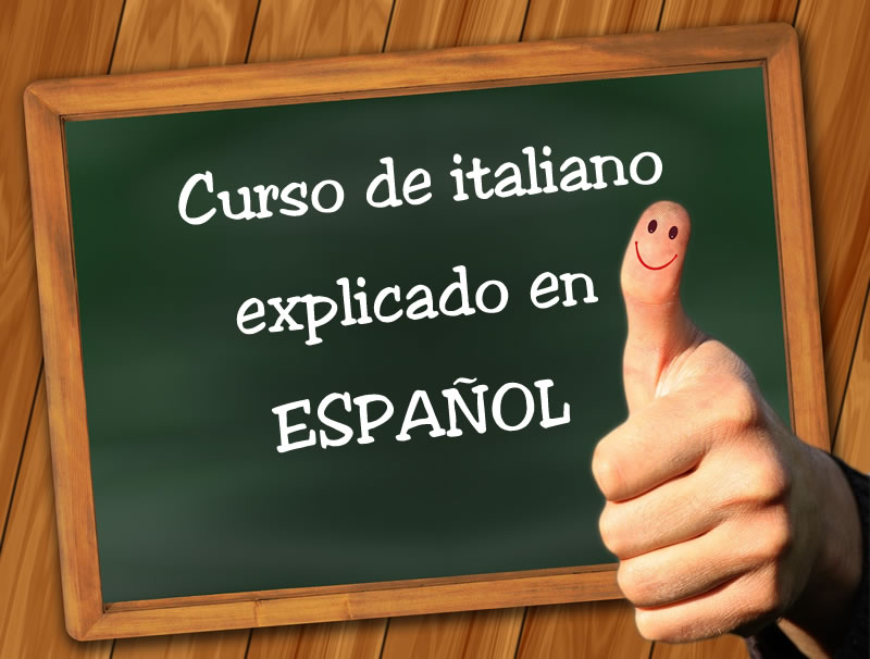 Curso de italiano explicado en español