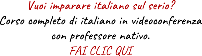Curso de italiano por skype